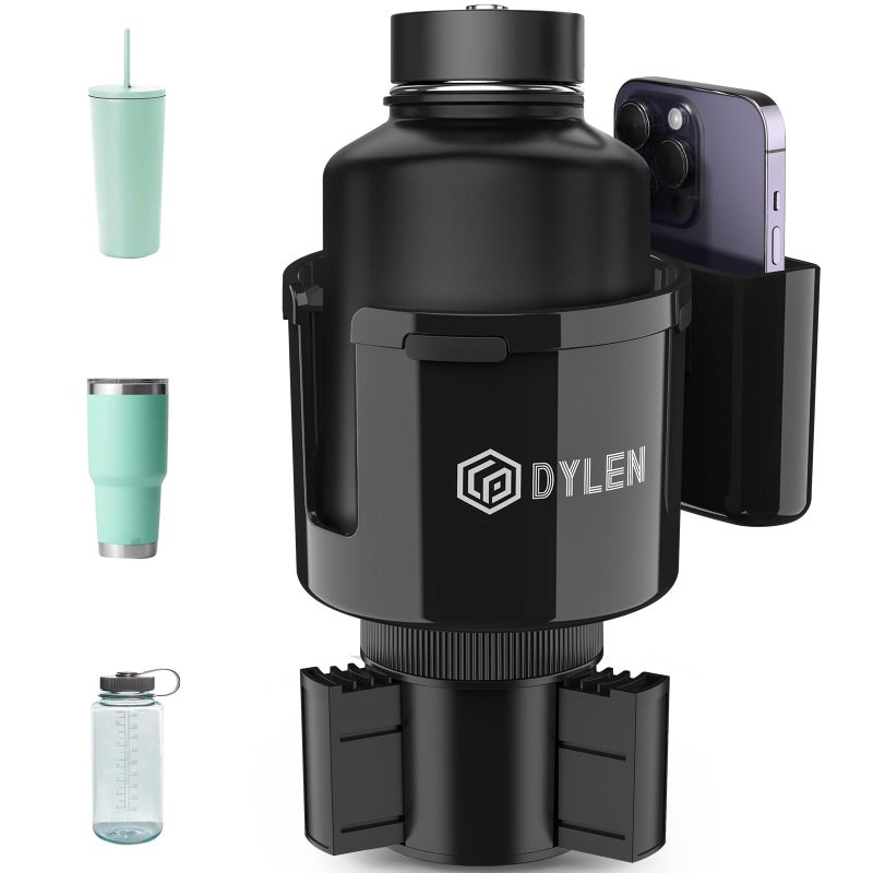 DYLEN Car Cup Holder Expander  Cup Holder Extender Adapter for Car with Expandable Base  Fits Yeti 20/26/30/46oz  Hydroflask 32/40oz  Large Water Bottles in 2.8 ""-4.2 "" (16-46oz) - Image 1